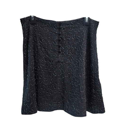 FREE PEOPLE 2 piece Beaded Black Skirt Set - Picture 7 of 11